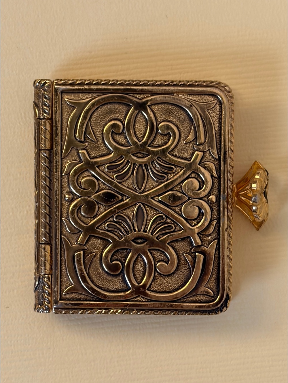 Vintage Avon Solid Perfume Locket Book